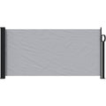 ausziehbare seitenmarkise 500 x 100 cm polyester rechteckig