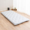 emoor japanische futon-matratze schmal-einzeln anti-sag grau made in japan